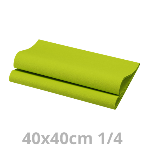 [AL4V40LIM-BRK] Serviette Airlaid vert lime 1/4 40x40cm 800pcs
