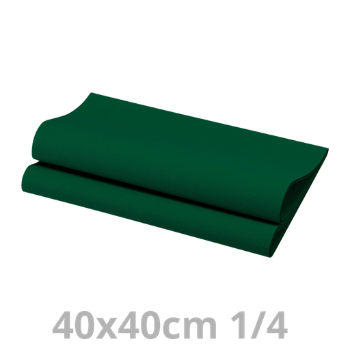 [AL4V40VEF-BRK] Serviette Airlaid vert foncé 1/4 40x40cm 800pcs