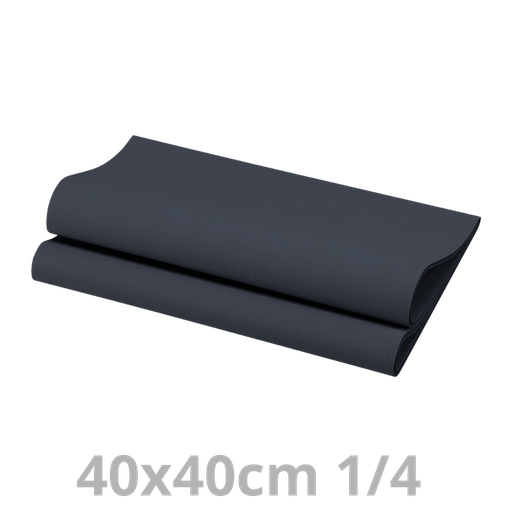 [AL4V40NOI-BRK] Serviette Airlaid noir 1/4 40x40cm 800pcs