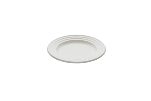 [PULPLWW1850C12-SAT] Assiette ronde wave blanc BEPULP Ø18cm 12x50pcs