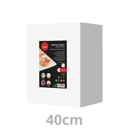 [42200001-VAK] Rouleau papier cuisson blanc SAGA MULTIBAKE41 40cm x 200m 1pc