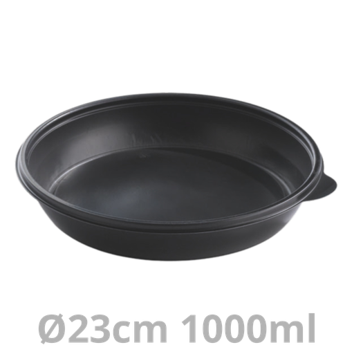 [HOT79132-SAT] FastPac barquette ronde 1000ml Ø23cm 6x25pcs