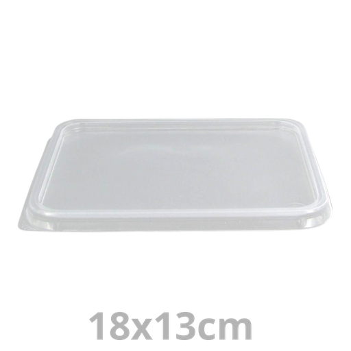 [630200036-VAK] Couvercle PP pour ANL ravier rectangulaire réutilisable ND180 PP 18x13cm 300pcs