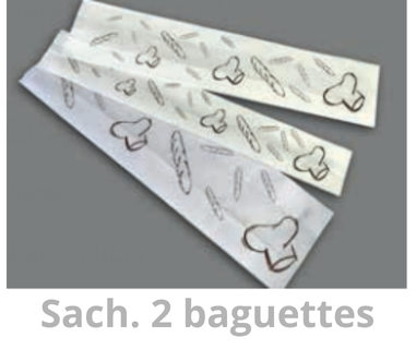[STOK2-BER] Sachet baguette 2 pièces 17x(2x5,2)x60/62cm 10kg
