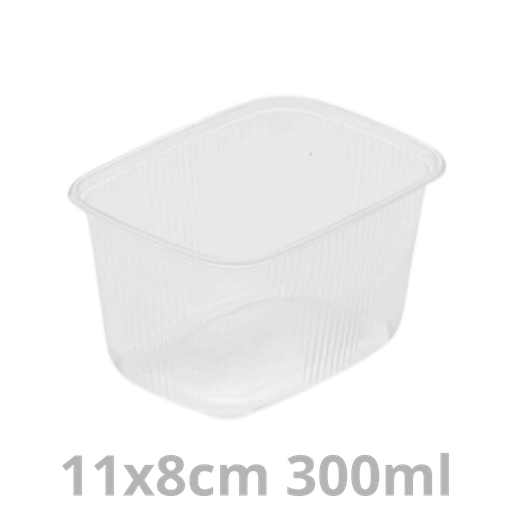 [SBXREC300-BRK] Saladboxx barquette rectangulaire 300ml 11x8cm 1000pcs