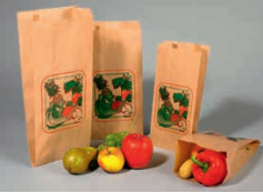 [STRD-FRBRL2-BER] Sachets à fruits 2kg kraft 17x(2x5.2)x38/40cm 1000pcs
