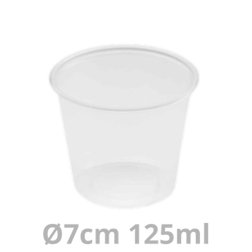 [DBX125-BRK] Dressingboxx pot rond 125ml Ø7cm 1000pcs