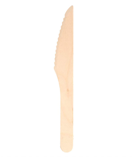 [114021-HAY] Couteau en bois 16.5cm 20x100pcs