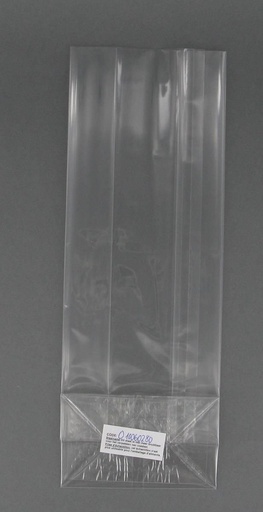 [-VAK] Sachet à fond carré transparent OPP 10+6x28cm 40µ 20x50pcs