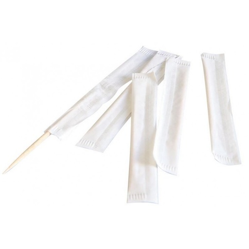 [114003-HAY] Cure-dents emballé 2 pointes 50x1000pcs