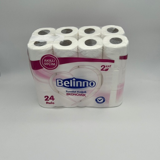 [2074/-SKG] Papier toilette Bellino 2 plis 128 feuilles 24 rouleaux
