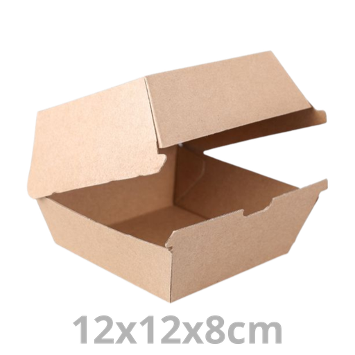 [HAMEF120-HAY] Boite à hamburger Eflut 12x12x8cm 4x50pcs