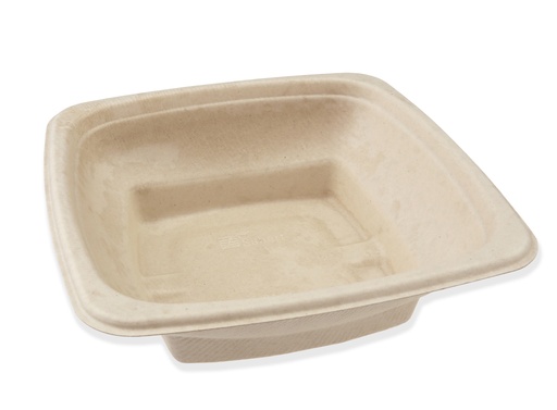 [PUL49024F-SAT] Saladier carré BEPULP 750ml 18x18cm 4x75Pcs