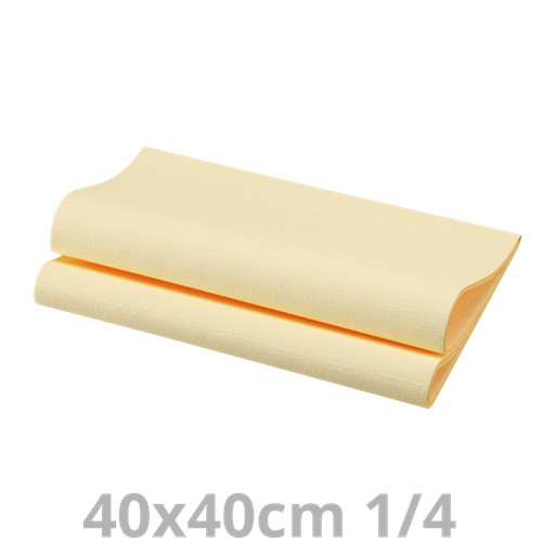 [AL4V40CRE-BRK] Serviette Airlaid crème 1/4 40x40cm 800pcs