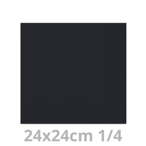 [4V24NOI-BRK] Serviette noir 2 plis 24x24cm 8x250pcs