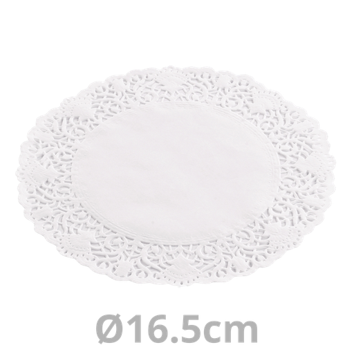 [120004-HAY] Dentelle ronde Ø16.5cm 8x250pcs
