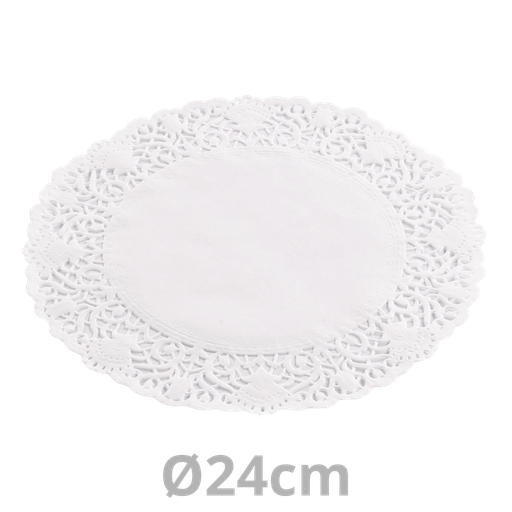 [120007-HAY] Dentelle ronde Ø24cm 8x250pcs
