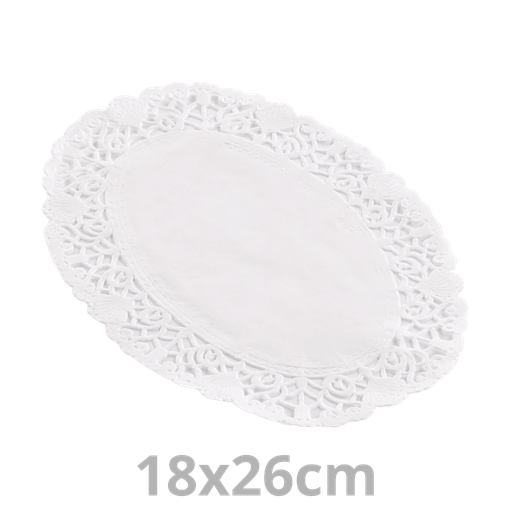 [120012-HAY] Dentelle ovale 18x26cm 8x250pcs