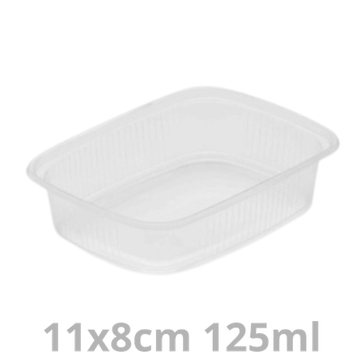 [SBXREC125-BRK] Saladboxx barquette rectangulaire 125ml 11x8cm 1000pcs