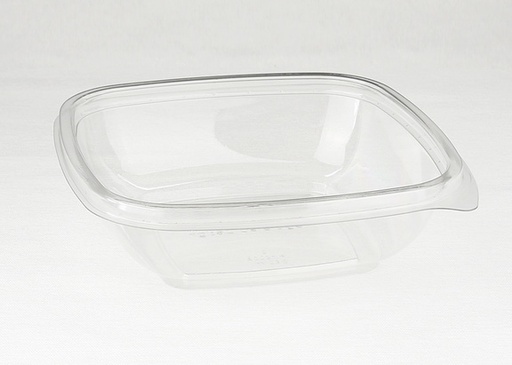 [BOW15012-SAT] Saladier carré transparent rPET 375ml 12x12cm 10x50pcs