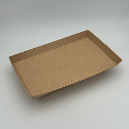 [PAP15XLPLTR-SAT] Plateau traiteur large carton (39/41)x(24/26)cm 50pcs