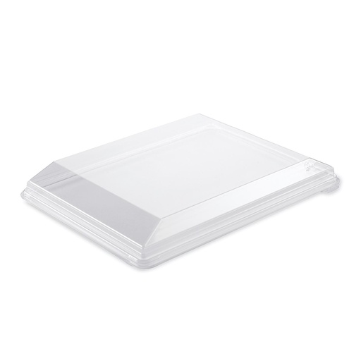 [5020800202-PLK] Couvercle pour plateau traiteur rectangulaire Zen 7 compartiments 32x25cm 120pcs