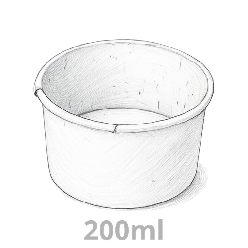 [103087-HAY] Pot à glace carton 200ml 1000pcs
