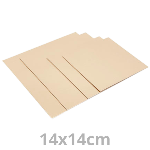 [GV/14S2-PAS] Sous-tarte carré doré 14x14cm 1.5mm 50pcs