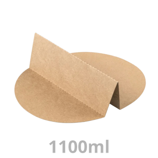 [001011186-BEK] Séparateur pour saladier rond carton 1100ml 20x25pcs