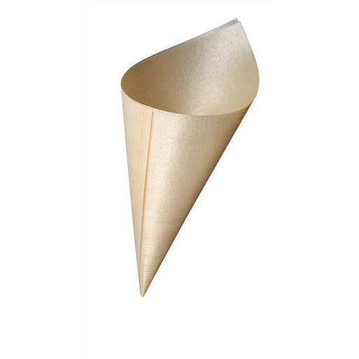 [W3-BEX] Verrine cône bois 18 cm 20x50pcs