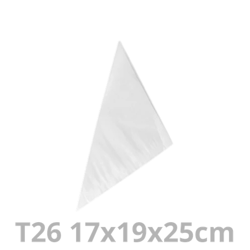 [TIP26-HAY] Cornet à frites T26 blanc papier 17x19x25cm 1000pcs
