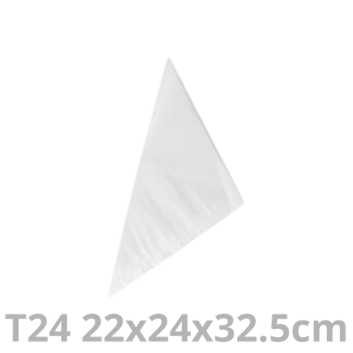 [TIP24-HAY] Cornet à frites T24 blanc papier 22x24x32.5cm 1000pcs