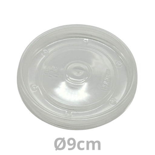 [PAPSLID012PP-SAT] Couvercle PP pour pot multifood carton Ø9cm 20x25pcs