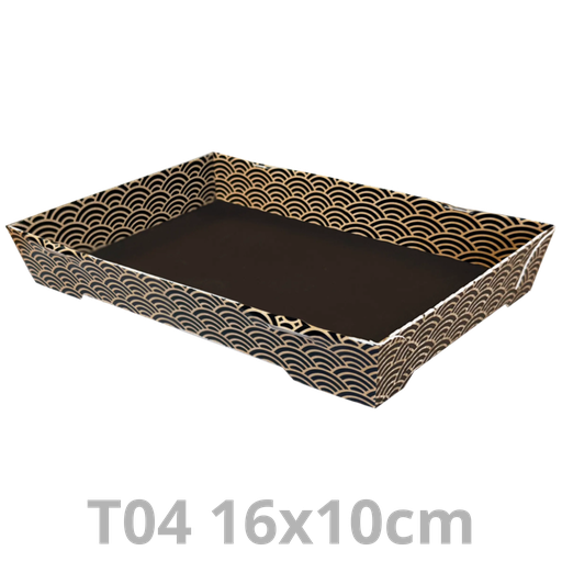[PAPTGJ04-SAT] Ravier à sushis T04 Tray2Go Zen 16x10cm 400pcs