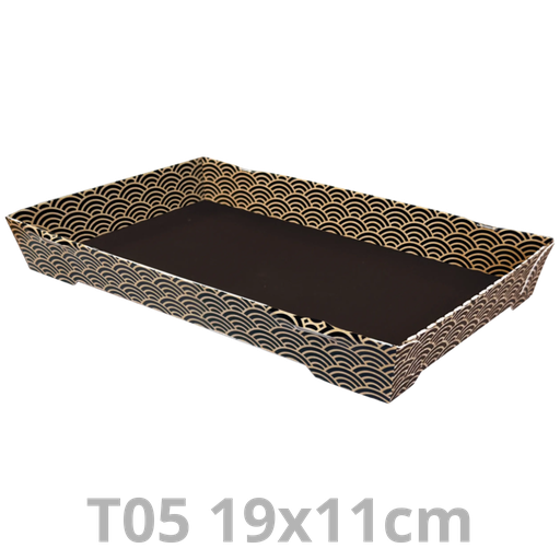 [PAPTGJ05-SAT] Ravier à sushis T05 Tray2Go Zen 19x11cm 400pcs