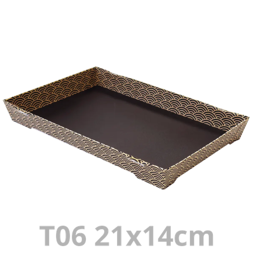 [PAPTGJ06-SAT] Ravier à sushis T06 Tray2Go Zen 21x14cm 400pcs