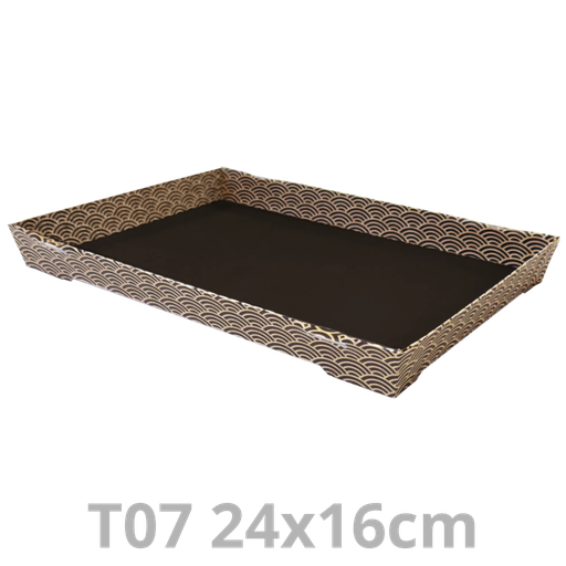 [PAPTGJ07-SAT] Ravier à sushis T07 Tray2Go Zen 24x16cm 200pcs