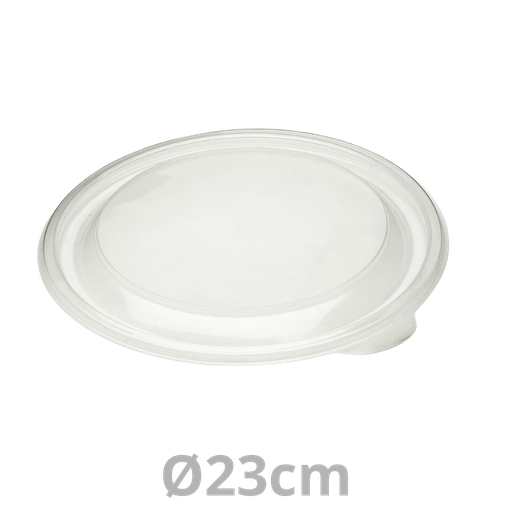 [HOT52971-SAT] Couvercle PP pour FastPac barquette ronde Ø23cm 6x25pcs