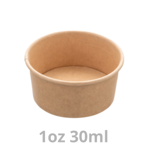 [PAP12001PE-SAT] Pot à sauce carton 1oz 30ml 40x50pcs