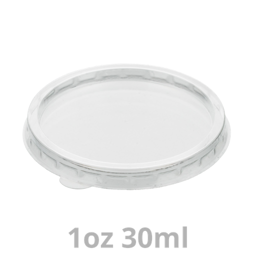 [PAP51001-SAT] Couvercle PET pour pot à sauce carton 1oz 30ml 40x50pcs (copie)