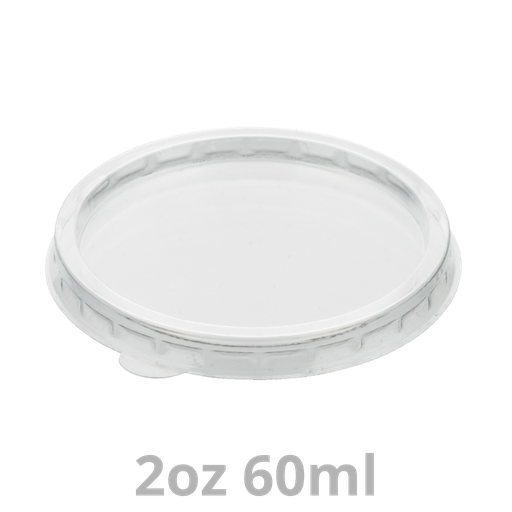 [PAP51002-SAT] Couvercle PET pour pot à sauce carton 2oz 60ml 40x50pcs (copie)