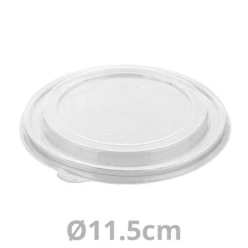 [PAP52016-SAT] Couvercle PET pour saladier rond carton Ø11.5cm 6x50pcs