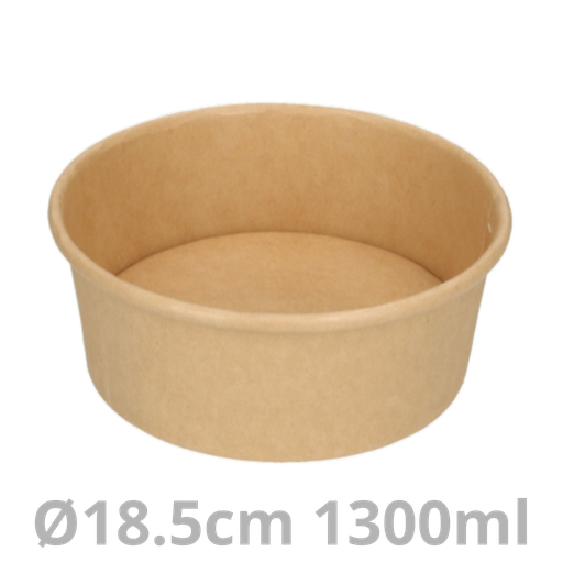 [SALROC1300-BRK] Saladier rond carton 1300ml Ø18.5cm 300pcs