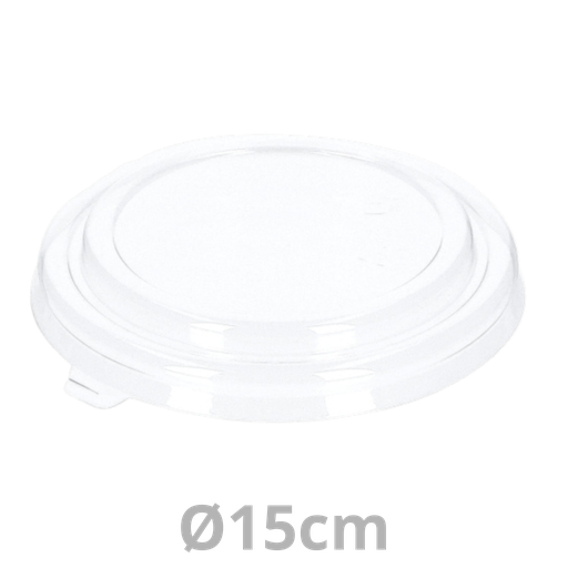 [SALROC150C-BRK] Couvercle PET pour saladier rond carton Ø15cm 300pcs
