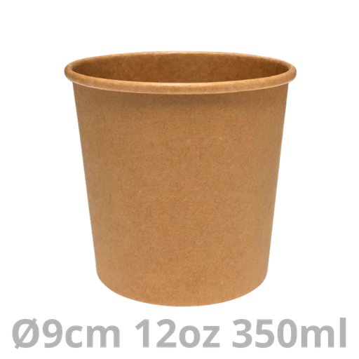[PAPSOUP12PP-SAT] Pot multifood carton 12oz 350ml Ø9cm 10x50pcs
