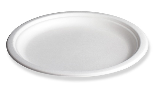 [PUL2002HC-SAT] Assiette ronde blanc BEPULP Ø23cm 10x50pcs