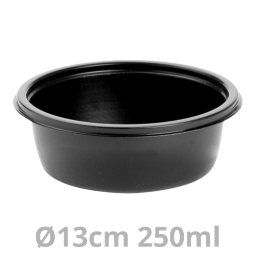 [HOT75108-SAT] FastPac barquette ronde 250ml Ø13cm 10x50pcs