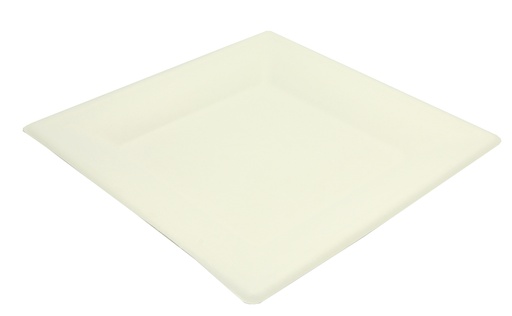 [PUL2023HC-SAT] Assiette carrée blanc BEPULP 26x26cm 8x40pcs